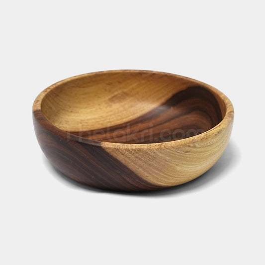 Medium Wooden Bowl 8"