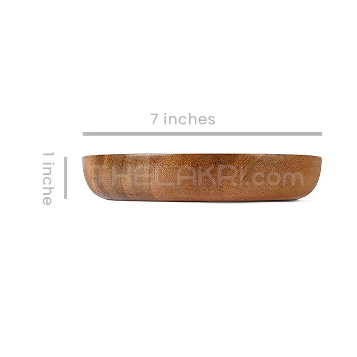 Small Wooden Plate
