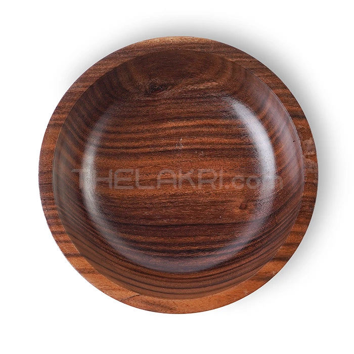 Medium Wooden Bowl 8"