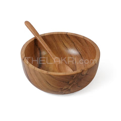 Wooden Bowl Spoon Set