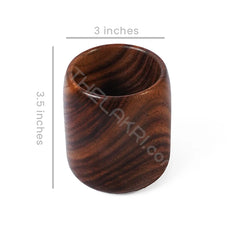 Handcrafted Wooden Glass