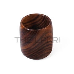 Wooden Glass Plate Spoon Set