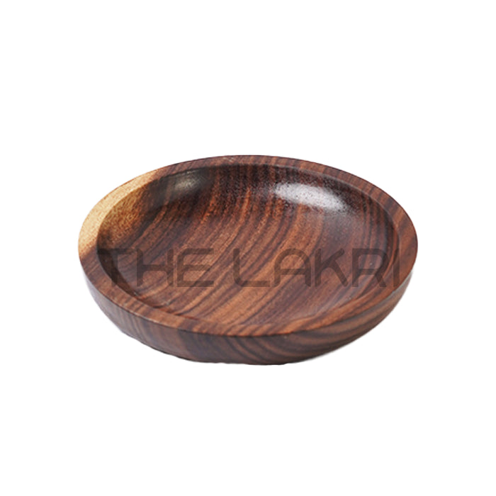 Wooden Glass Plate Spoon Set